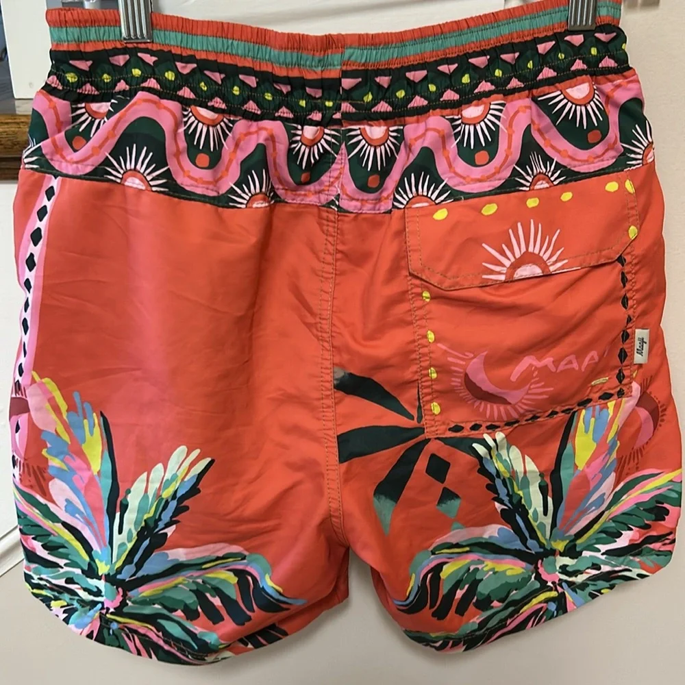 Maaji Standard Sailor Shorty Shorts Flame Palms